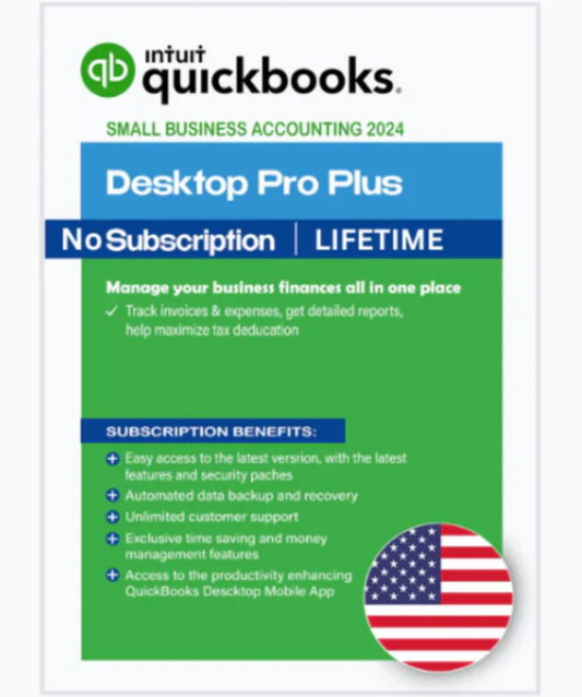 Quickbooks Desktop Pro Plus 2024 Lifetime_License