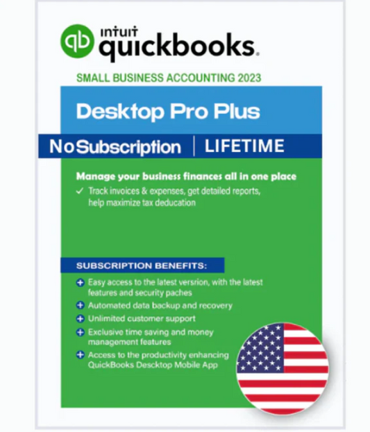 Quickbooks Desktop Pro Plus 2023 Lifetime_License